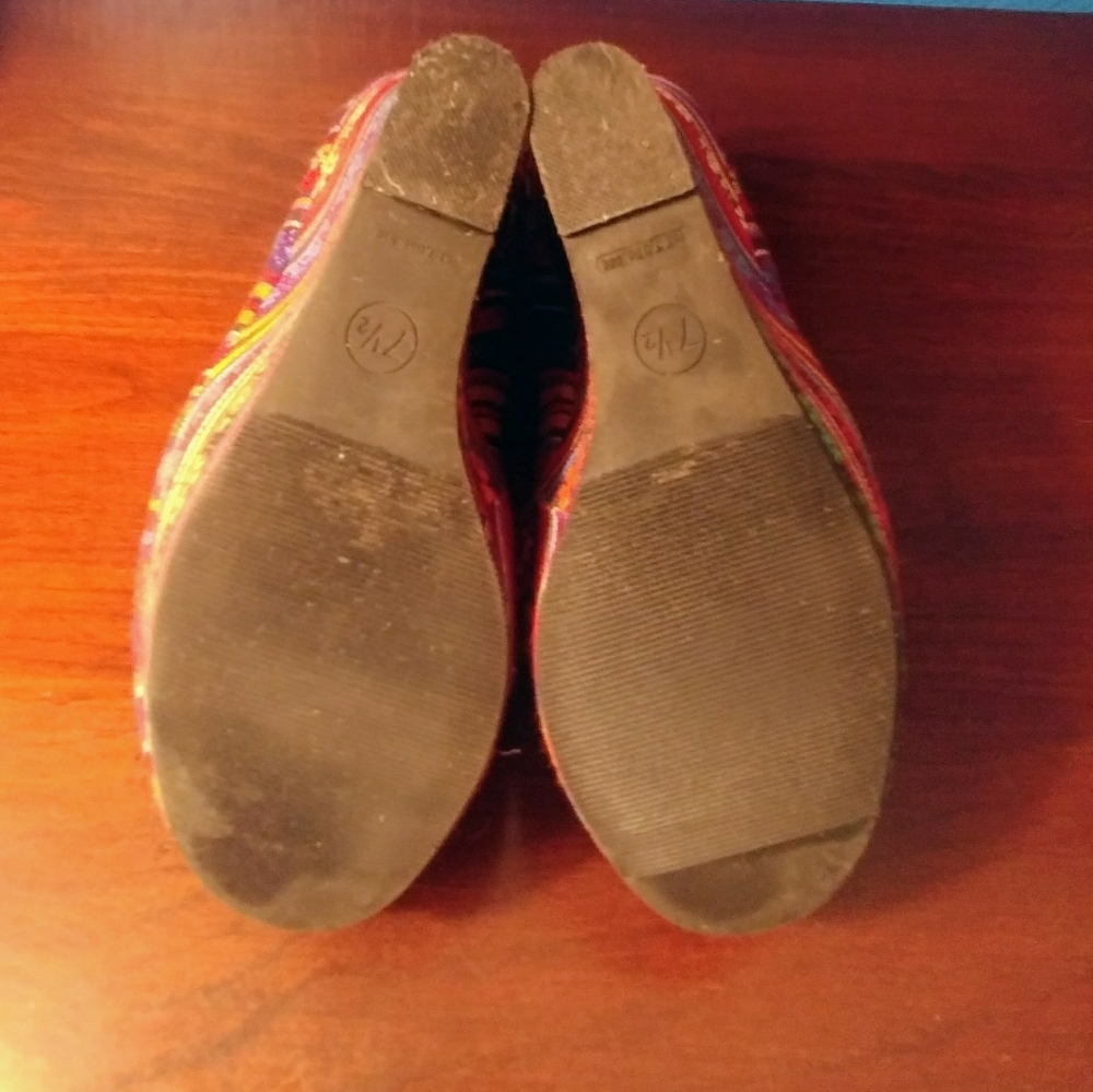 Multicolor Mossimo Wedges 7.5 - Picture 5 of 5